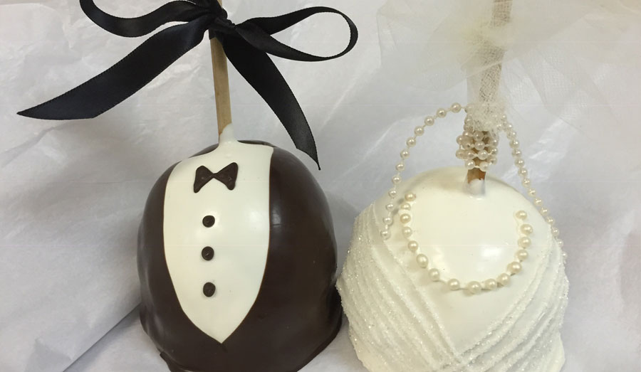 Bride and Groom Chocolates by Gotta Sweet Tooth